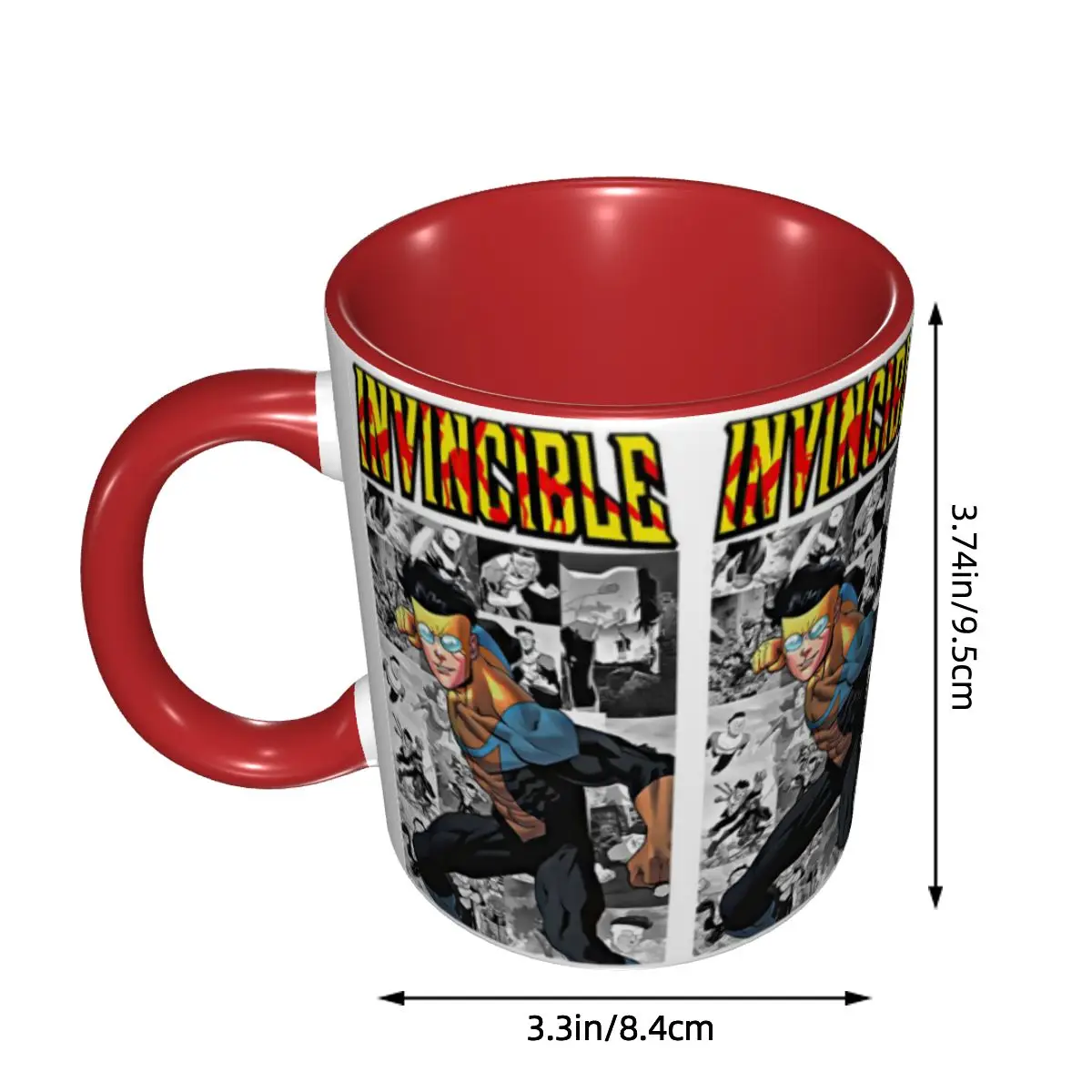 Invincible TV Show Mark Mug Funny Ceramic Coffee Cups Tea Mugs Milk Cup Drinkware Gift for Friends