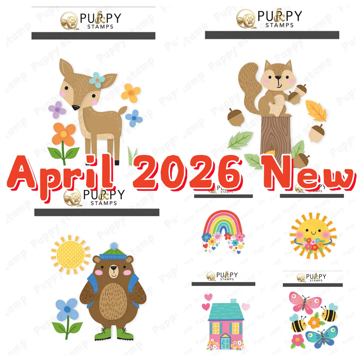 

April 2026 Sika Deer Squirrel Metal Cutting Dies for DIY Making Card Scrapbook Embossed Paper Album Craft Supplies Template