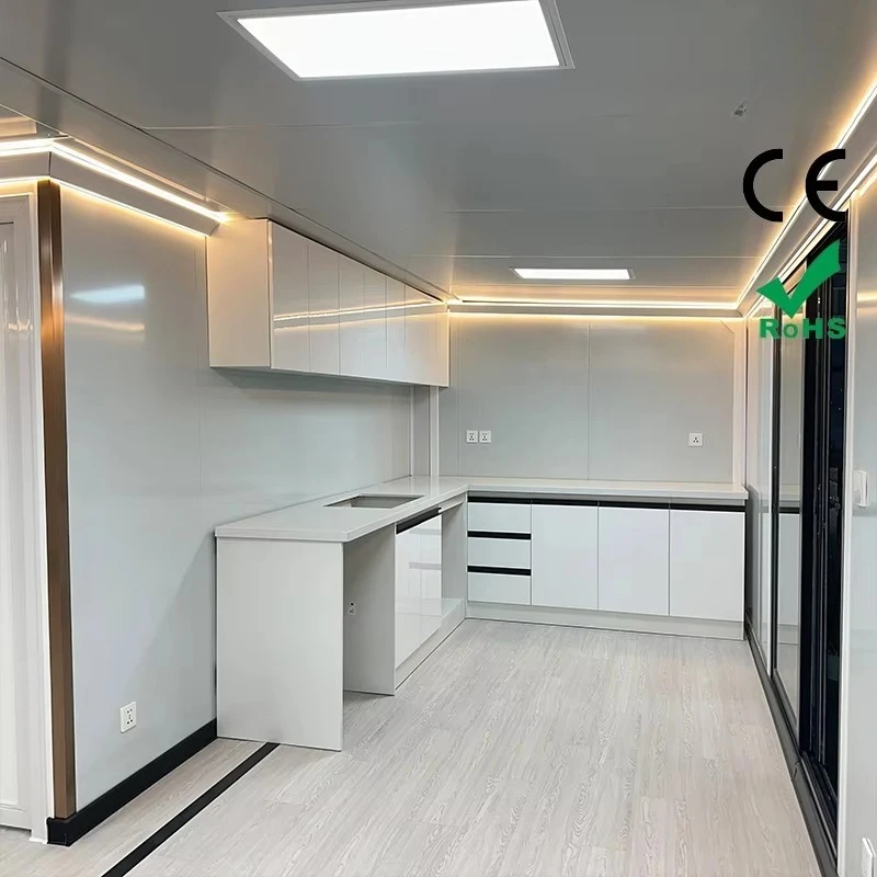 رخيصة الثمن بالجملة 20FT 40FT حاوية منزل الجاهزة 3 قصة 3 6 غرفة نوم الجاهزة المنازل الجاهزة فيلا فاخرة
