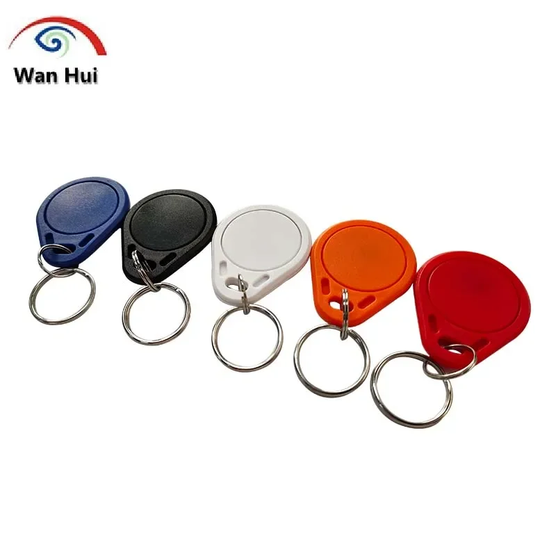 10Pcs UID IC Card NFC Tag 13.56 MHz RFID Keychains HF for S50 Block 0 Rewritable Copy Blank NFC метка llavero porte clé