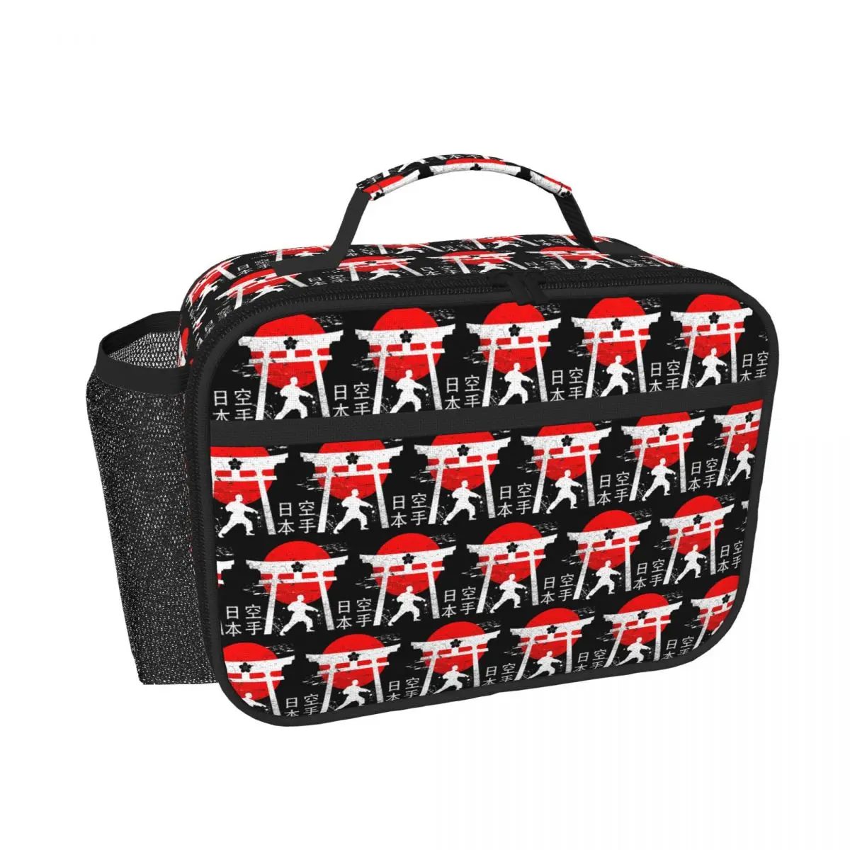 Budo Soul Karate Spirit Martial Arts Insulated Lunch Bag for Women Kids Portable Food Boxes Thermal Lunch Box Tote