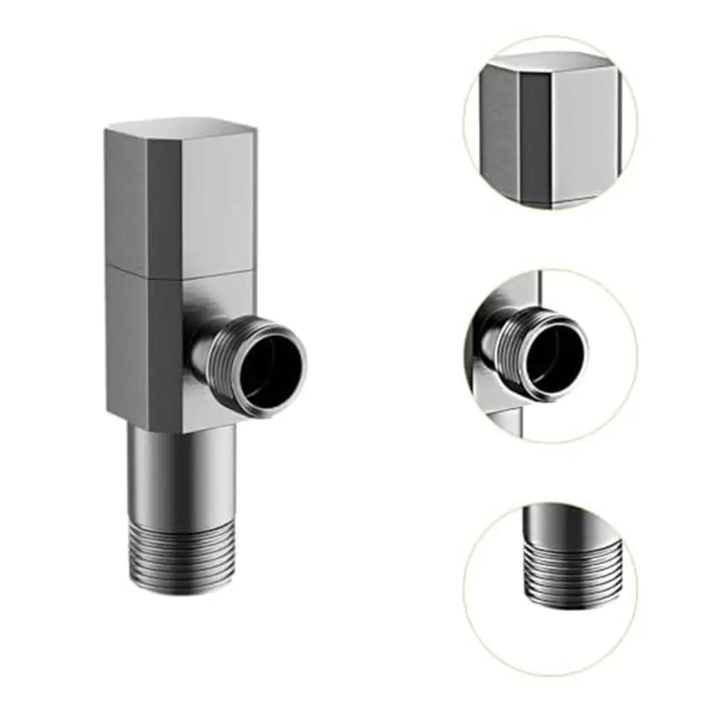For Kitchen For Bathroom Water Supply Valve for g1 2 Valve Easy Install Angle Valve Brass Valve for versatile Compatibility