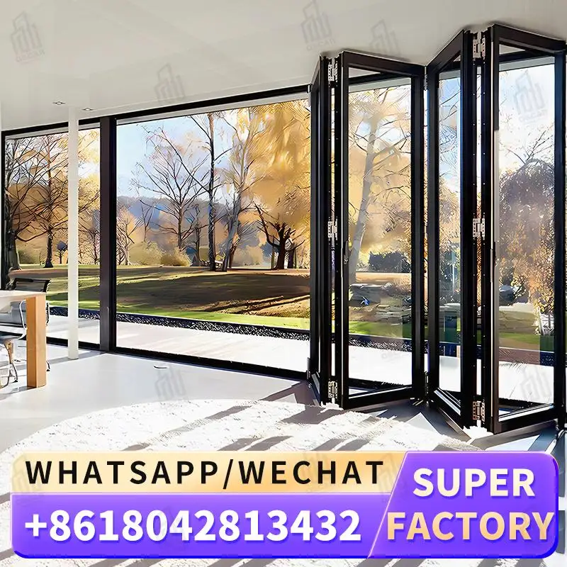 

Customizable Foldable Windows Door for Office Spaces in Europe Innovative Factory Made Windows Foldable door