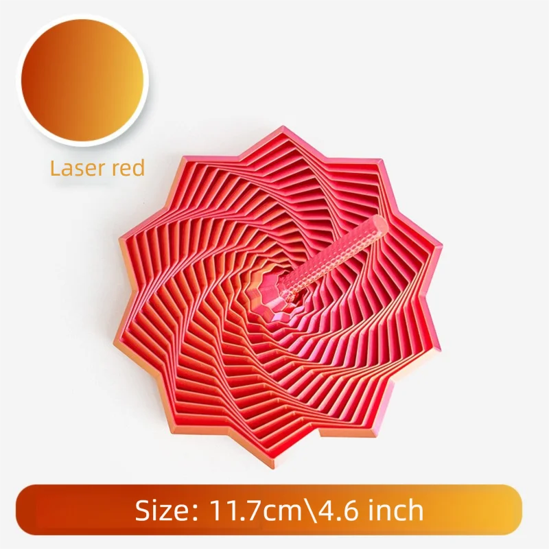 ثلاثية الأبعاد مطبوعة ستار لعبة مجسمة مع مقبض الإصبع الضغط لعبة مضلع PLA الإصدار الإجهاد مكافحة القلق الإجهاد الإغاثة الكمامة اللعب