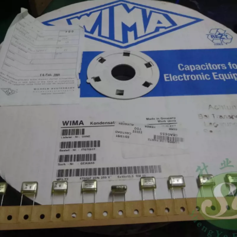 10pcs-100pcs WIMA MP3 0.0047uF/300VAC 4.7nf 4700pf 4N7 472 Y2 new ribbon 10MM