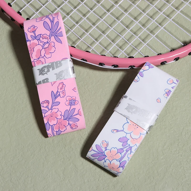 2Pcs Sakura Badminton Overgrip Anti-Slip Latex Cushioning Grip Tape For Tennis Badminton Squash Racket Antivibrador Grip