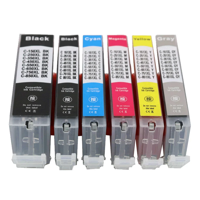 PGI-150 CLI-151 PGI 150 CLI 151 Compatible Ink Cartridge For Canon PIXMA IP7210 IP8710 MX721 IX6810 MG6310 MG5610 MG5410 MG5510