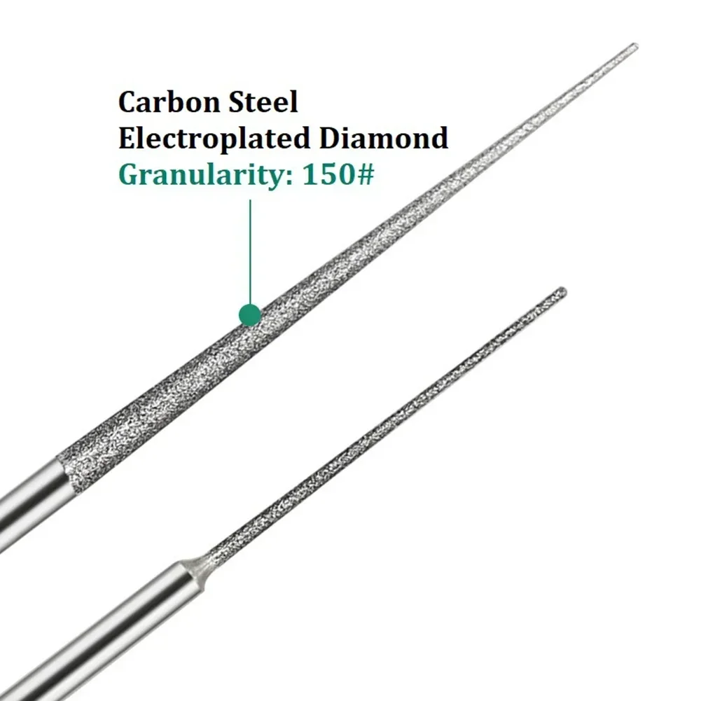 3mm haste escultura agulha hastes de moagem mini broca gravura perfuração diamante galvanoplastia prata ferramenta acessórios