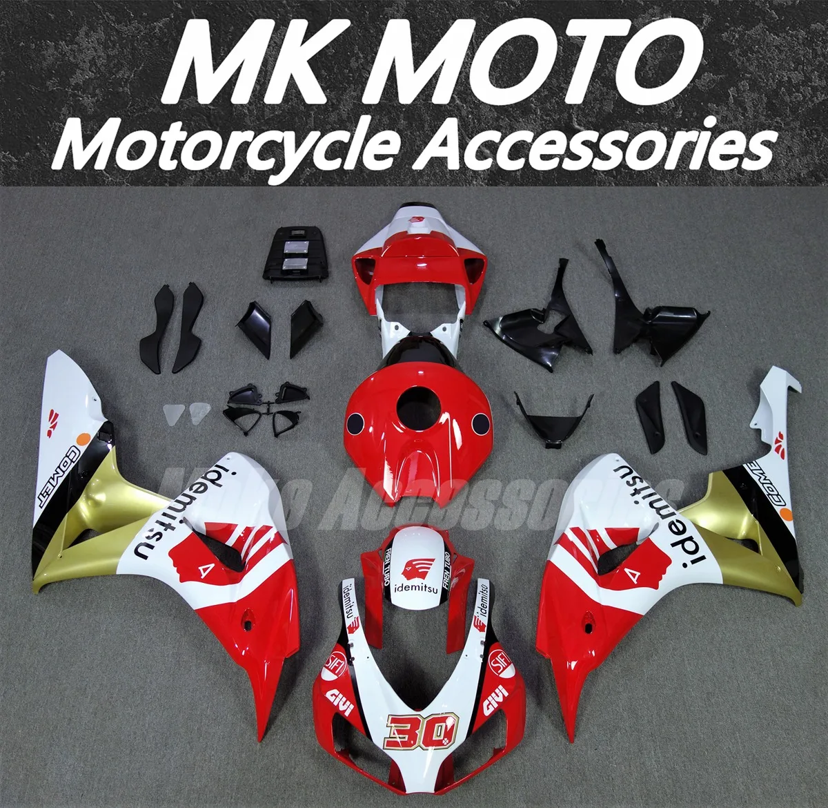 Motorcycle Fairings Kit Fit For Cbr1000rr 2006-2007 Bodywork Set High Quality ABS Injection New Red White