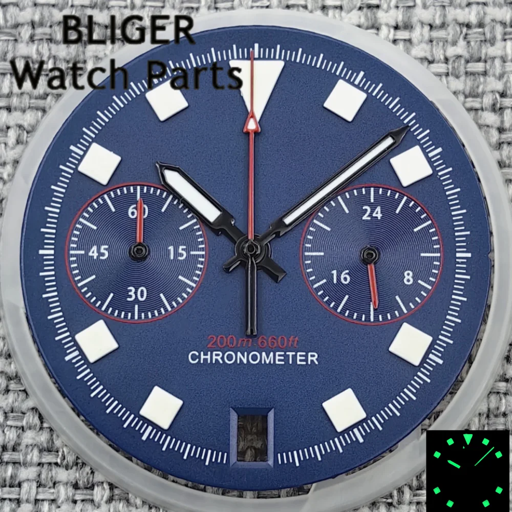 جديد 2025 فاخر 30 مللي متر أزرق/أسود/أبيض Pelagos FXD كرونوغراف الدراج الطلب مع VK63 الأيدي C3 الأخضر مضيئة صالح VK64 حركة