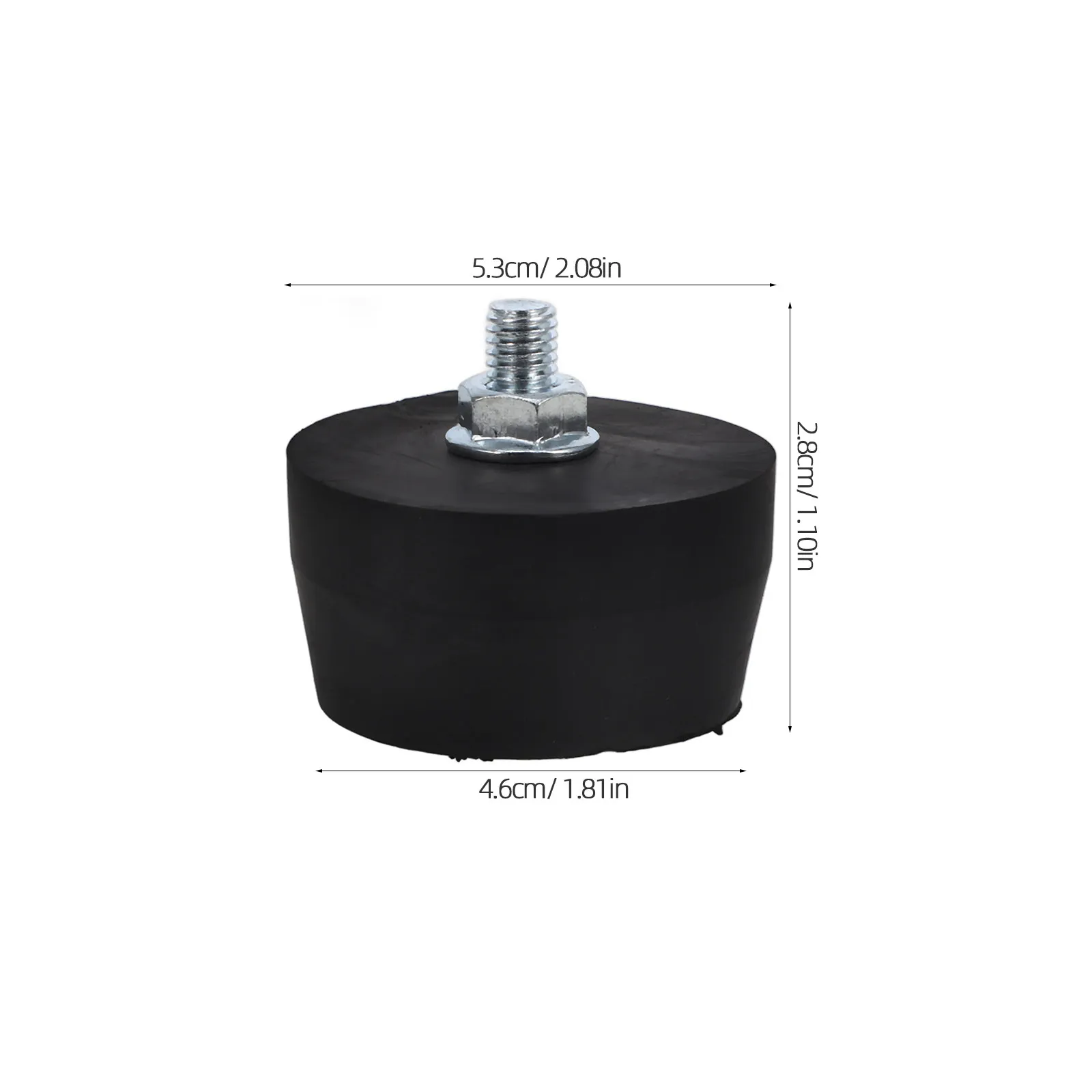 4Pcs Air Compressor Rubber Feet Small Anti Vibration Pads Accessories for Generators Pressure Washers Compressor Foot Mount