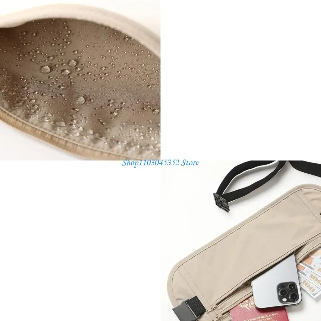 Pack cintura elástica liviana Bolsa cintura para caminar viaje diario