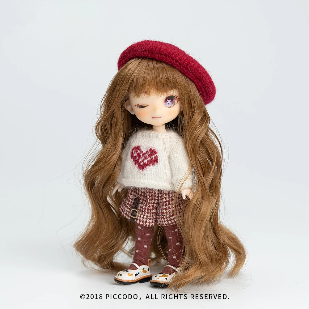 Ob11 Wig Soft Cute Curly Bangs Wavy Hair Long Straight Hair Short Hair  Multi-Color for 1/12 Bjd, Gsc ,Ymy Head Doll Accessories