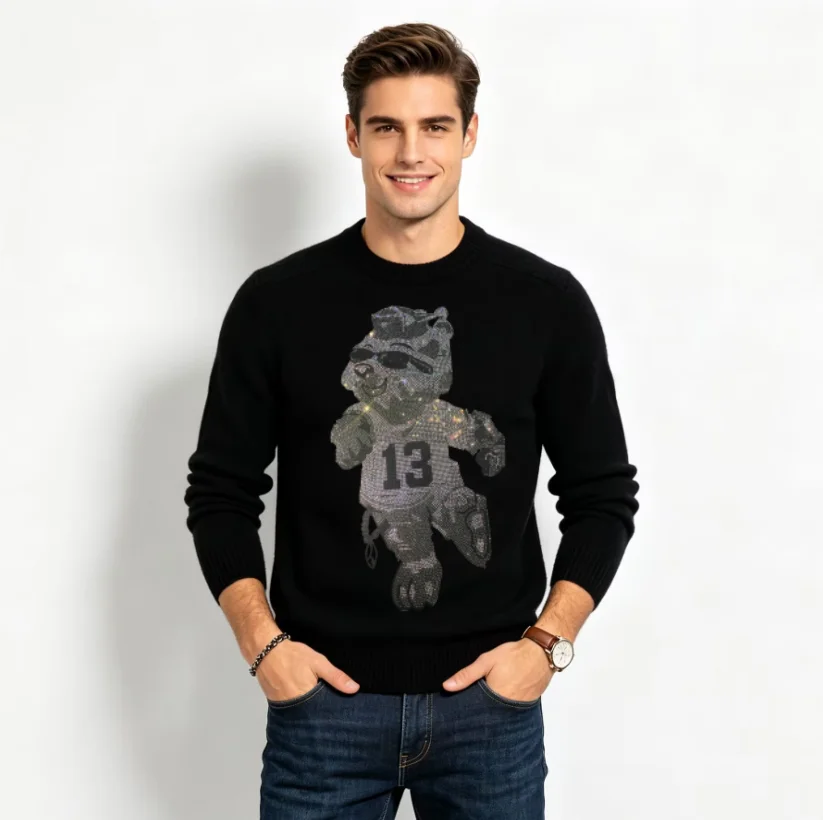 Men Designer Knitwear Premium Quality European Style Casual Sweater 2026 New Collection