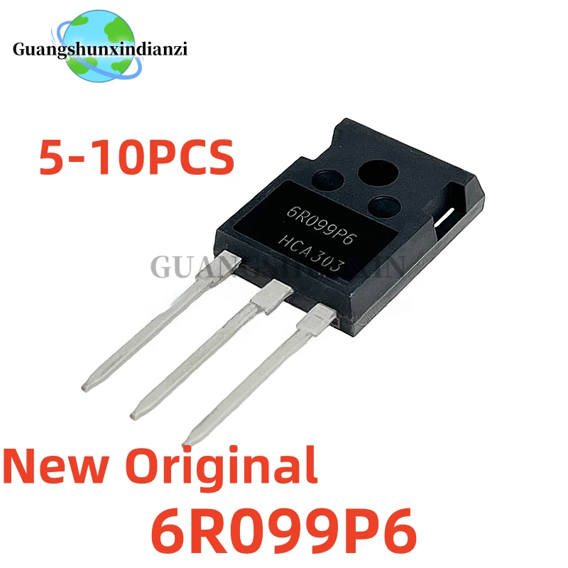 New Original 5-10PCS IPW60R099P6 6R099P6 TO-247 37.9A 650V MOSFET Field effect transistor In Stock