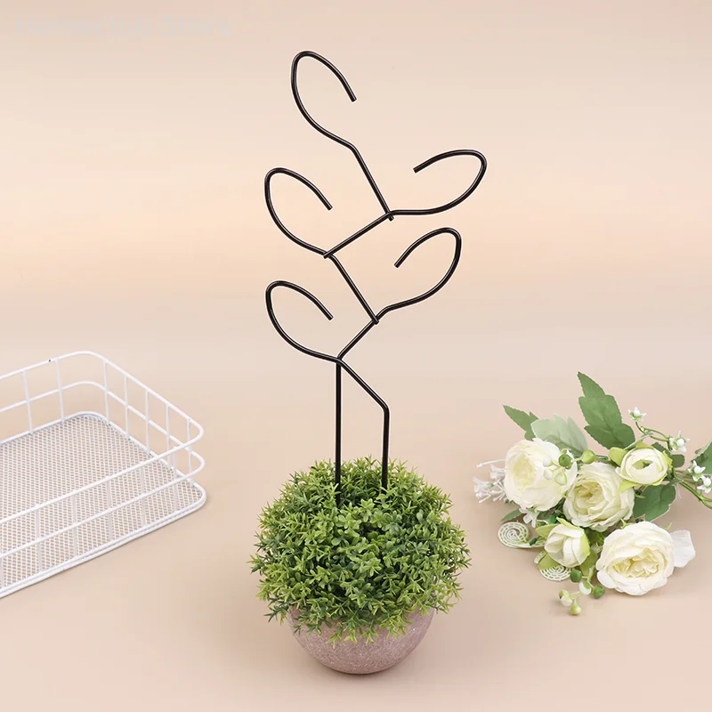 

Plant Leaf Climbing Trellis Plant Support Garden Stake Stand Climbing Rack Iron Flower Trellis Frame Stand Holder Garden Decor