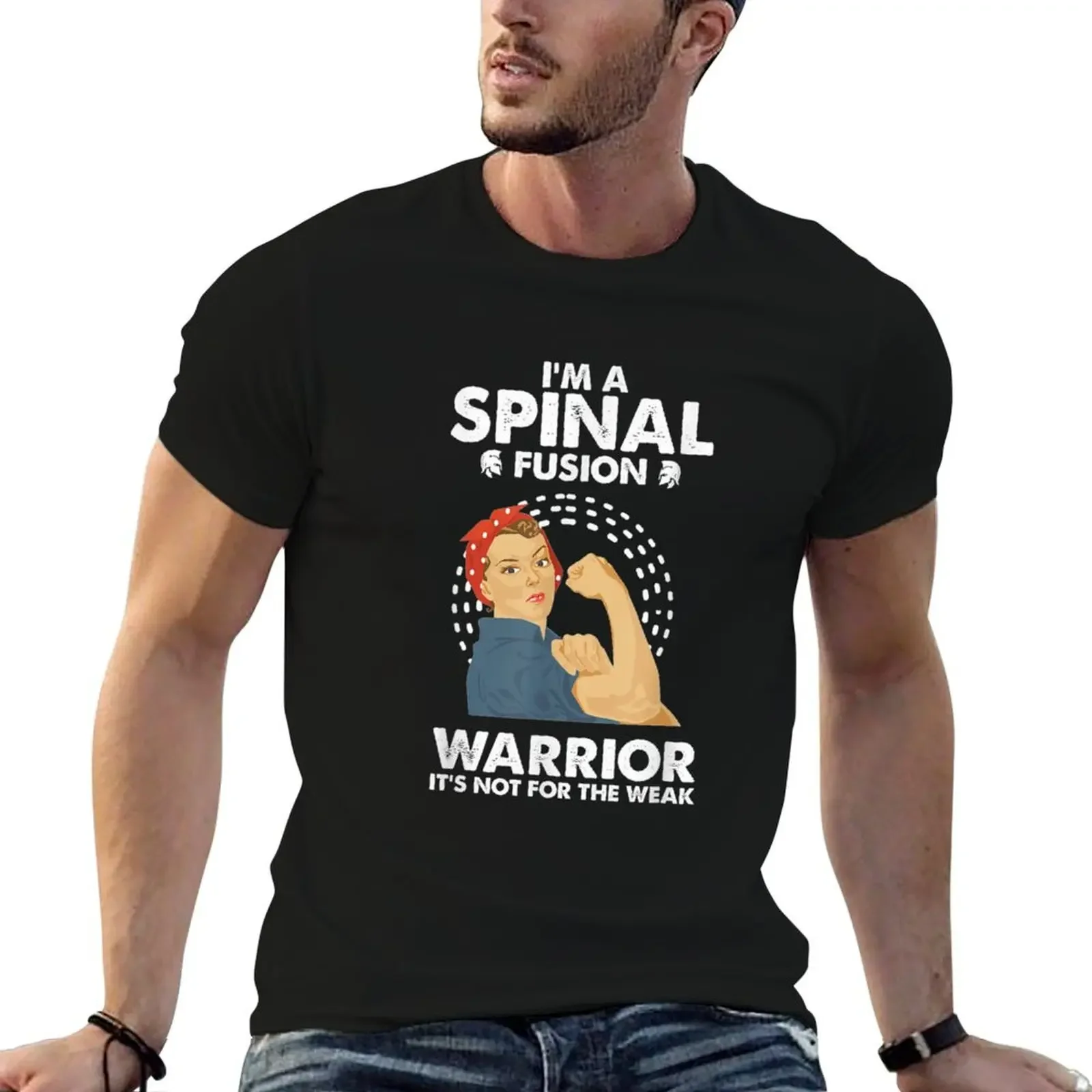 Spinal Fusion Women Warrior Awareness Orthopedist T-Shirt tees tops oversized t shirt funny t shirts for men