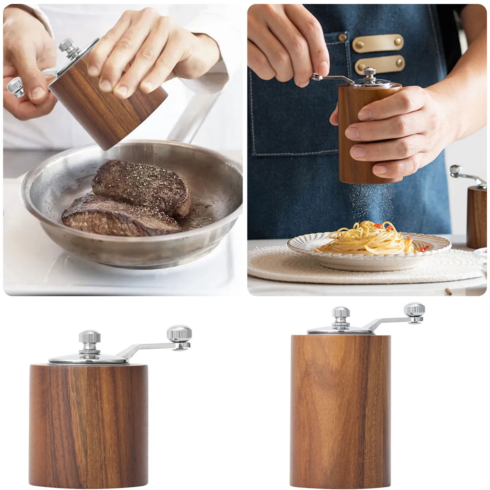 

Grinder Portable Hand Grinder Coffee Grinder Can Adjust The Thickness Of The Sea Pepper Mill Baking Pans Set for Oven