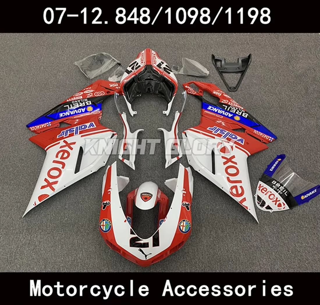 

New ABS Motorcycle Fairing kit Fit For 848 evo 1098 1198 2007 2008 2009 2010 2011 2012