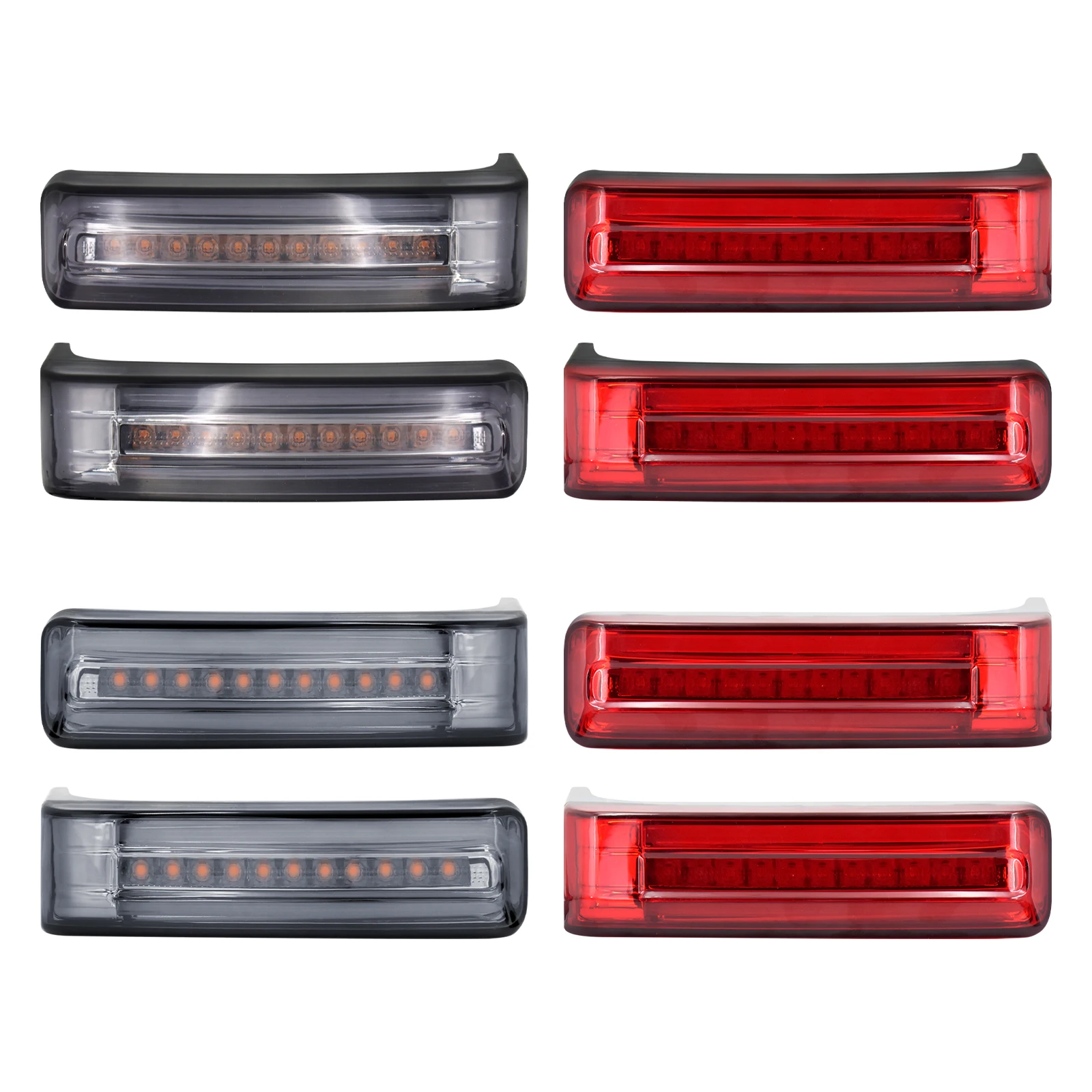 Motorcycle Saddlebag LED Turn Signal Rear Brake Running Light For Harley Touring Road King Electra Street Glide FLTRX 1997-Up