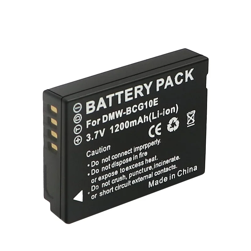 1200mAh DMW-BCG10 BCG10 BCG10E Battery for Panasonic Lumix DMC-3D1 DMC-TZ7 DMC-TZ8 DMC-TZ10 DMC-TZ18