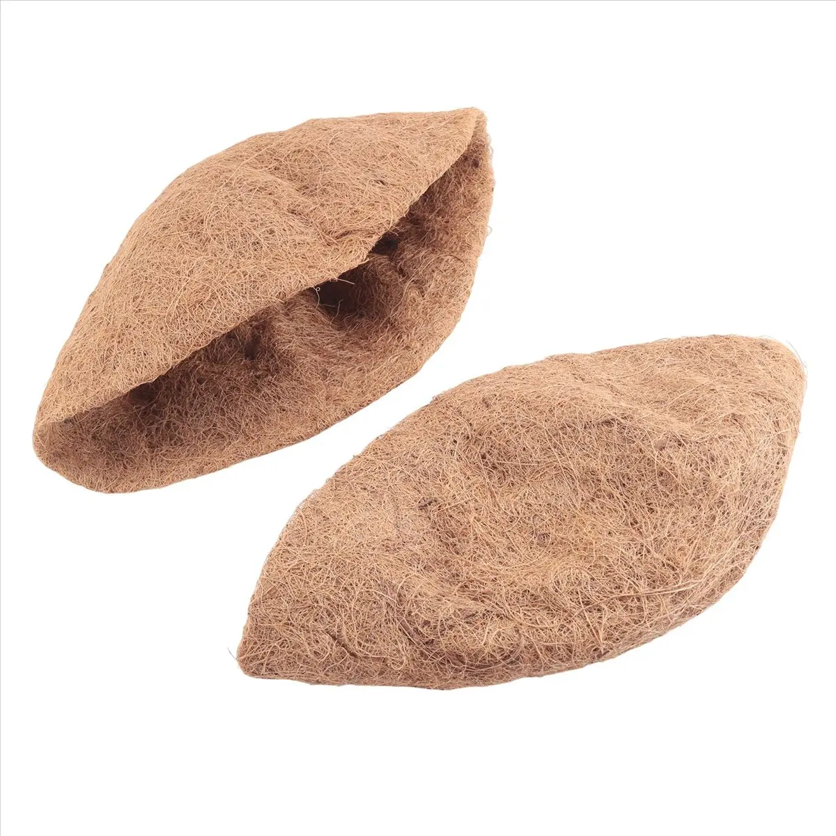 A75K 2PCS Round Replacement Liner for Hanging Basket, 12 Inch Coconut Fiber Plant Basket Liner for Garden Planter Flower Pot
