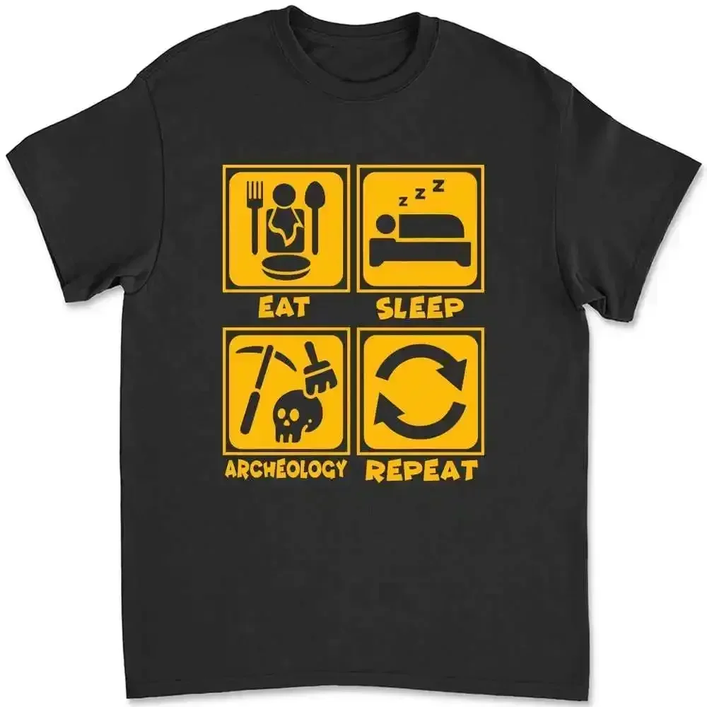 Archeology Eat Sleep Archaeology Repeat T-shirt 2HAS