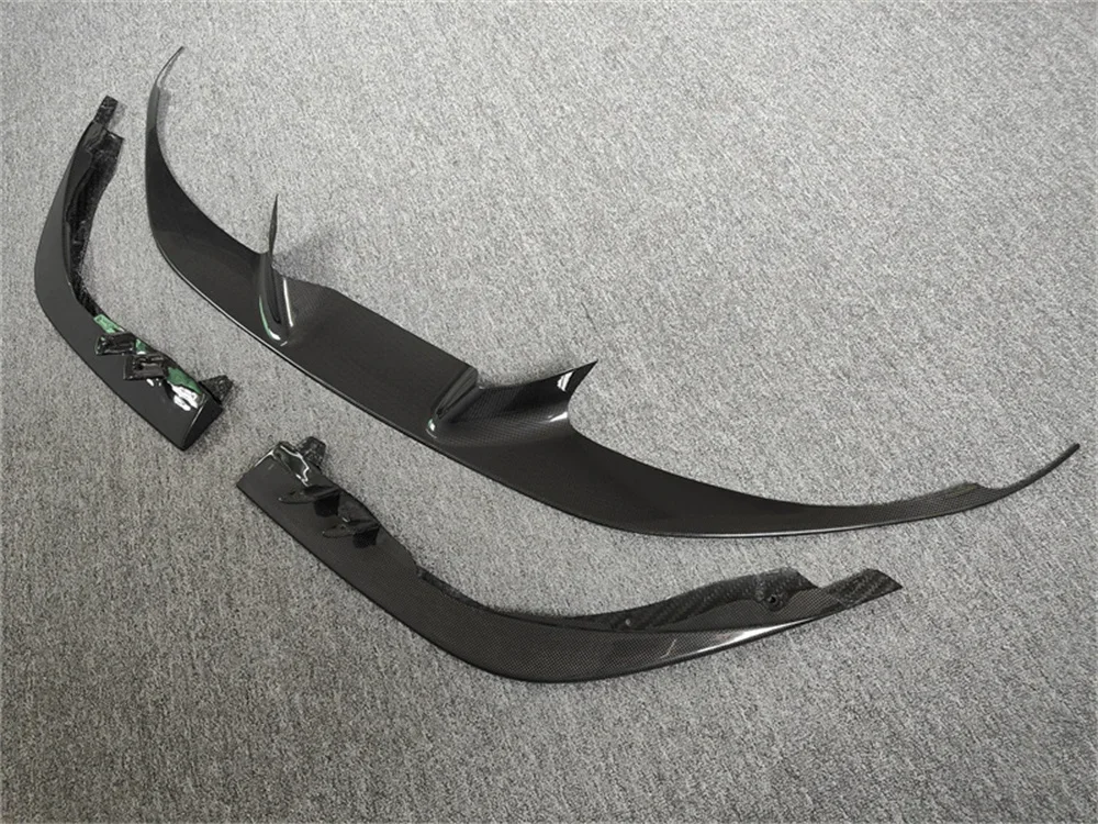 

Suitable for Ferrari F8 modified car accessories, N-style carbon fiber front bumper lip 3-piece set, car tools