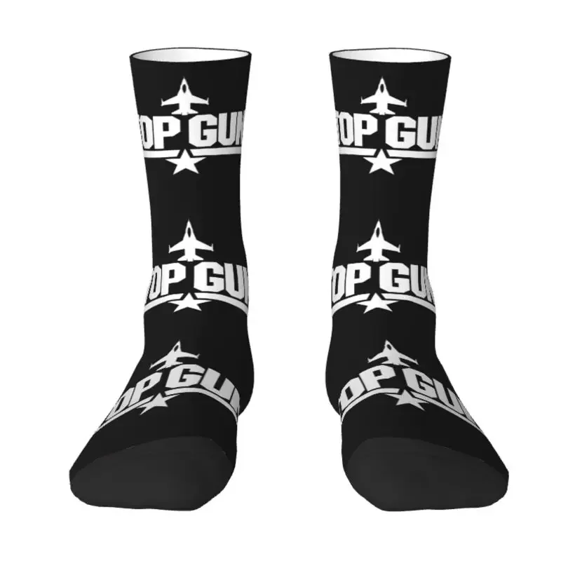 Kawaii Mens Maverick Film Top Gun Dress Socks Unisex Warm Comfortable 3D Print Crew Socks