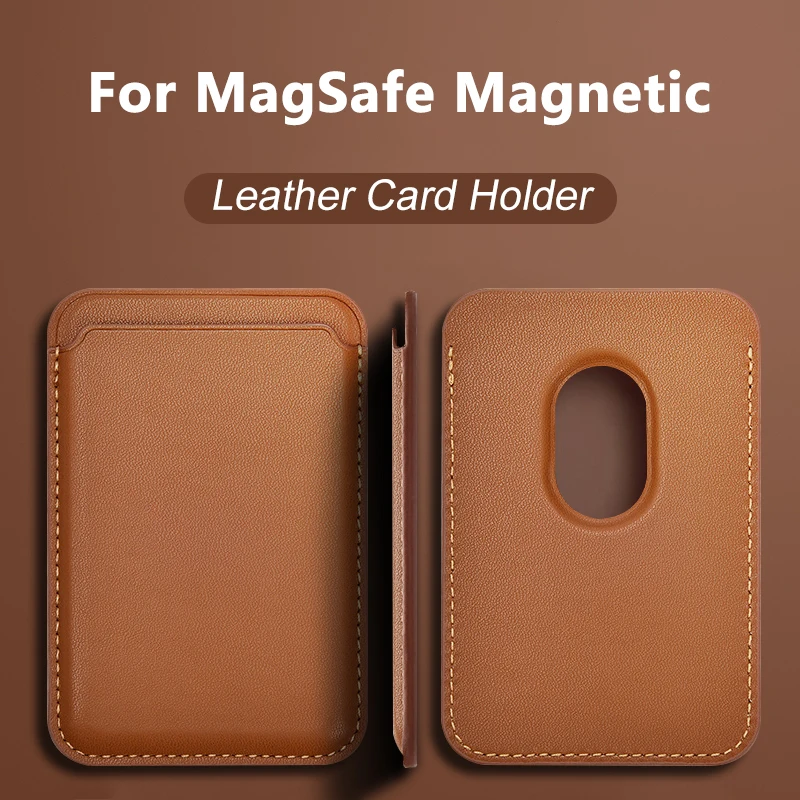 3D For iPhone 14 13 Pro Max Magnetic Card Wallet Holder MagSafe For iPhone 14 13 12 Pro Max Mini 13 no logo Magnetic Card Walle