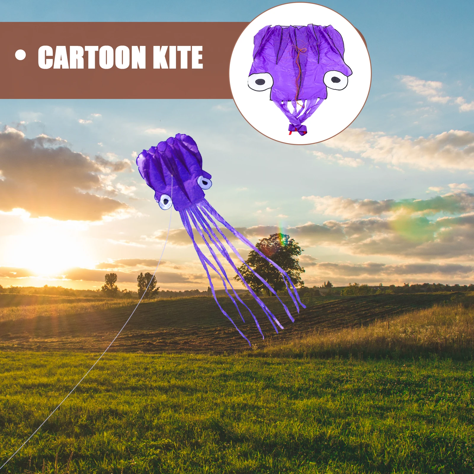 

giant octopus kite Octopus Shaped Kite Kids Outdoor Kite Colorful Kite Toy Long Tail Kite Outdoor Kite Toy