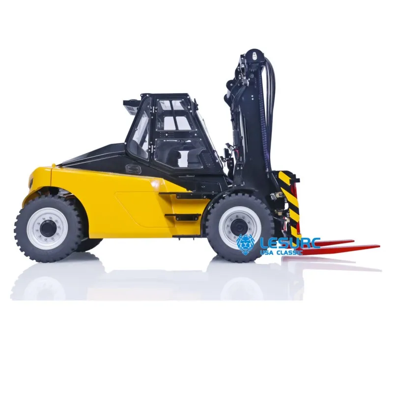 LESU Metal RC Hydraulic Heavy-duty Forklift 1/14 Aoue-LD160S Simulated W/ 6CH Reversing Valve Radio Control Engineering Vehicle