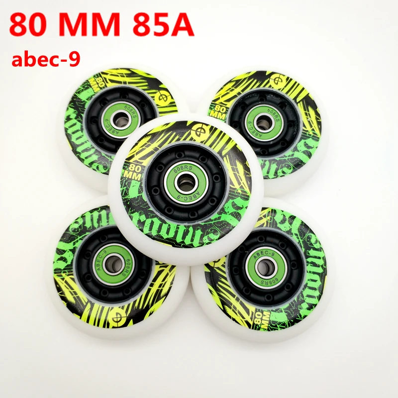 Inline Skate Wheel, Roller Skate, 76mm, 85A 8 wheels/lot