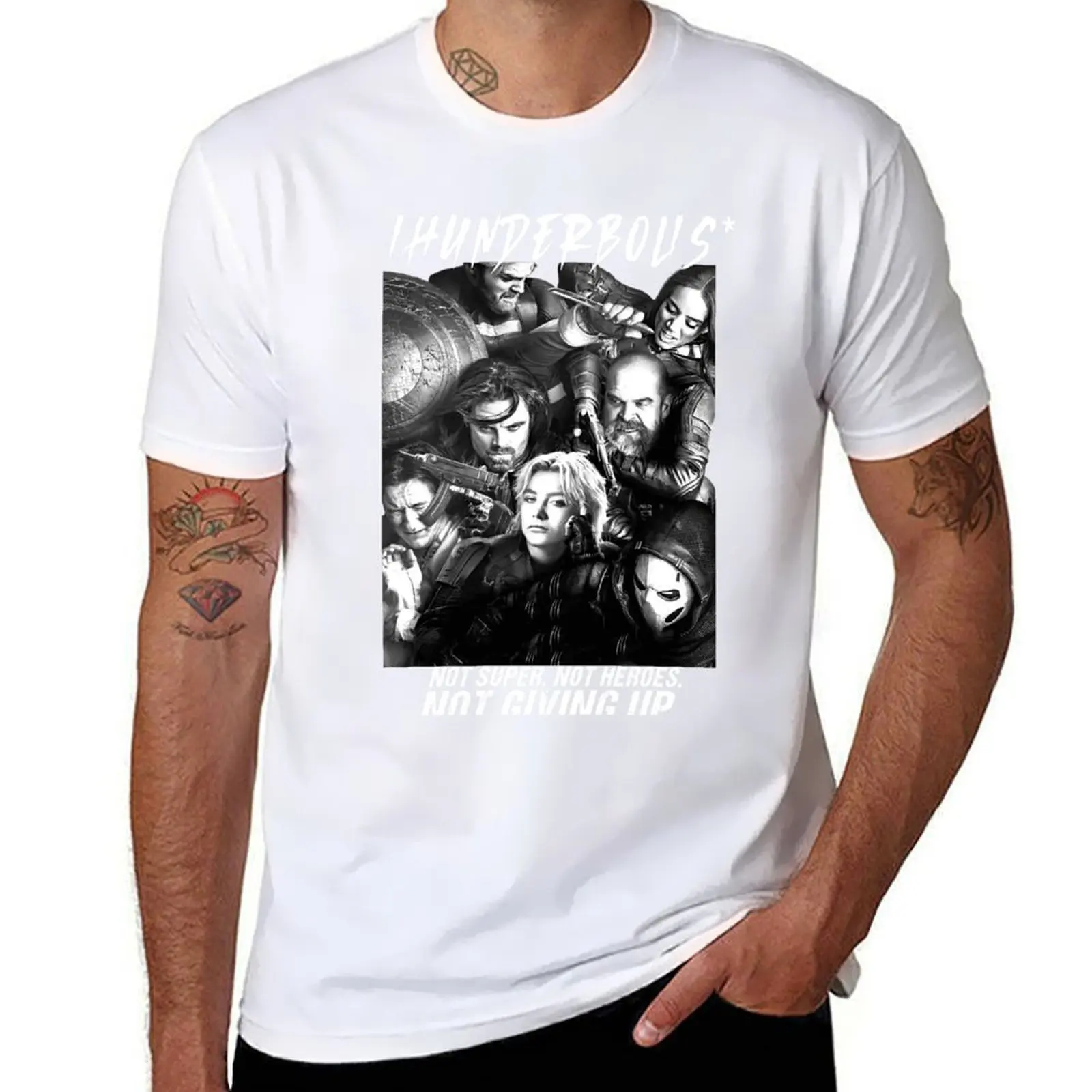 

Thunderbolt Superhero Movie T-Shirt t shirt man luxury man t shirts cotton T-Shirt