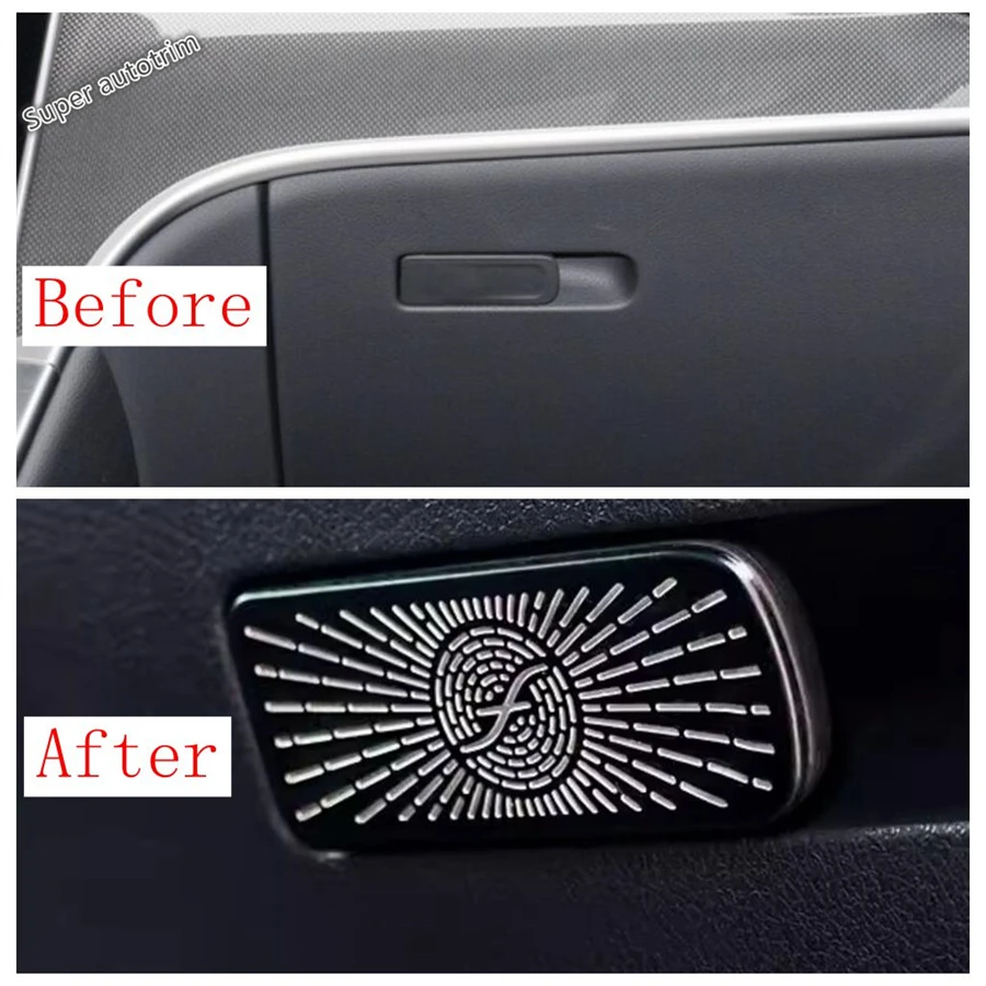 Dashboard Air AC Vent / Door Speaker / Glove Box Cover Trim For Mercedes Benz GLC Class X254 GLC260 GLC300 2023 2024 Accessories