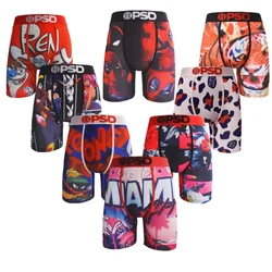 Fashion Sexy Men Boxers Underwear Boxershorts Print Man Underpants Panties Innerwear Mens Trunks Boxer Briefs Breathable