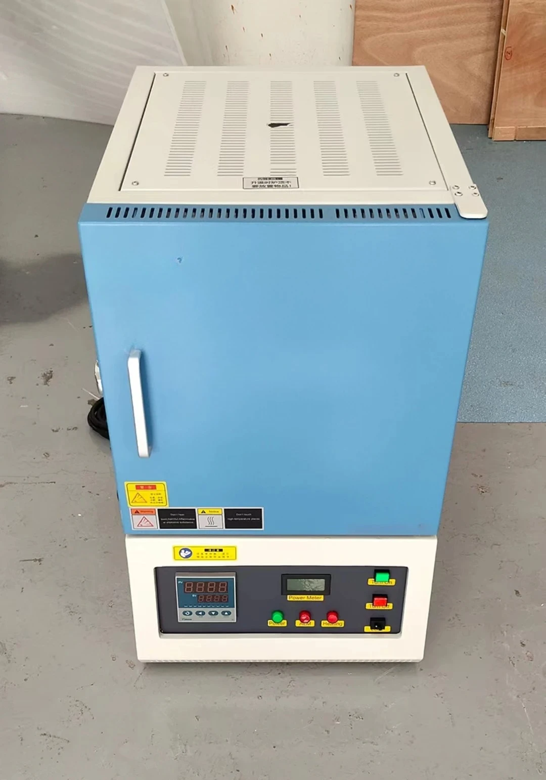 실험실용 1200도 세라믹 섬유 소결로 열처리 머플로