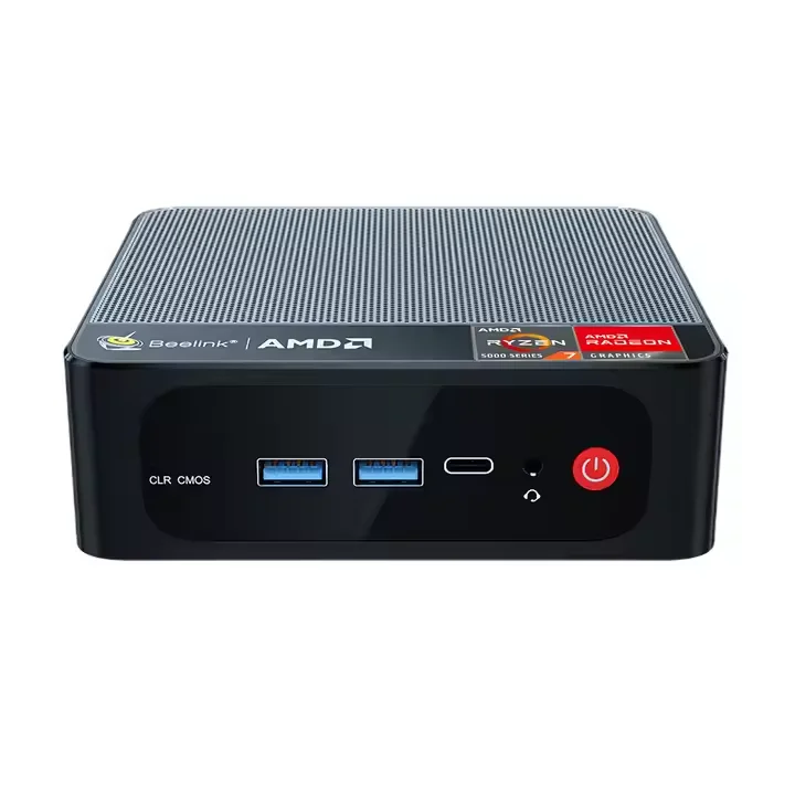 NEW Beelink SER5 Pro 5850U Mini PC 7 8C 16T 16G 32G DDR4 RAM 500G 1TB M.2 NVME SSD 4k Type C RJ45 Desktop Gaming Computer W11PRO