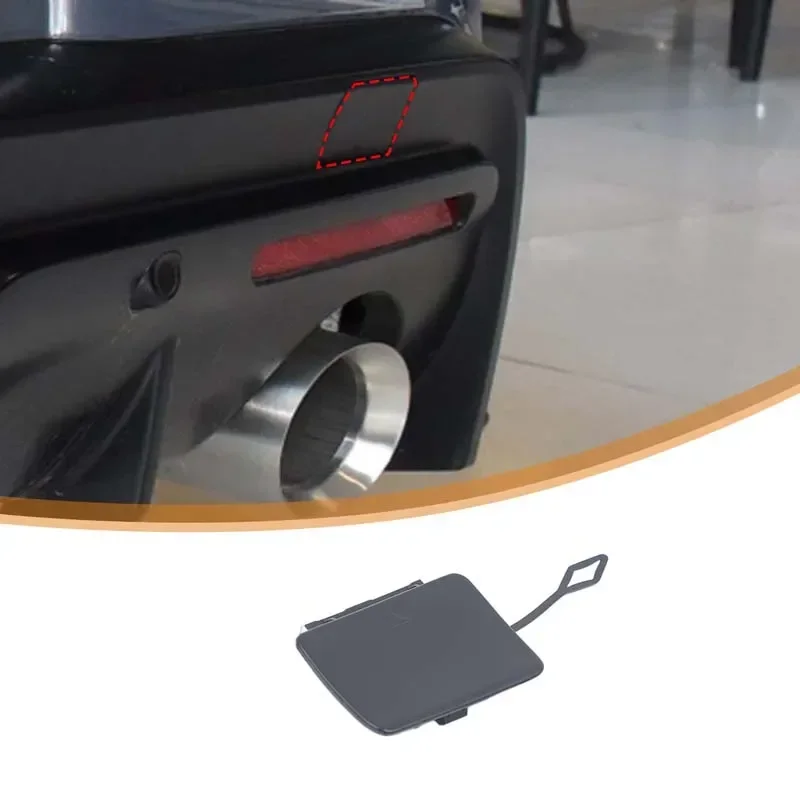 ABS Black For Toyota GR Supra A90 2019-2025+ Car styling Car Front  Rear Bumper Trailer Cover Decorative Sticker Car Accessories