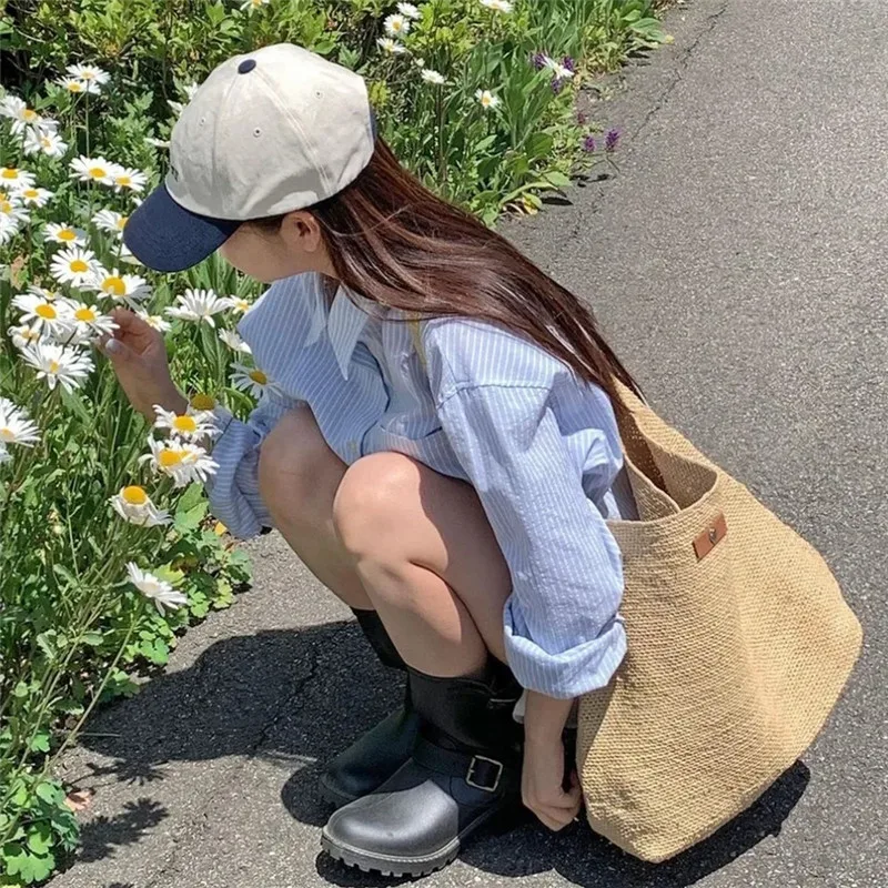 l-loto-tab-sle-borsa-a-tracolla-intrecciata-a-mano-borsa-tote-per-donna-tracolla-singola-borsa-coreana-sle-in-puro-colore-op-bag-ape