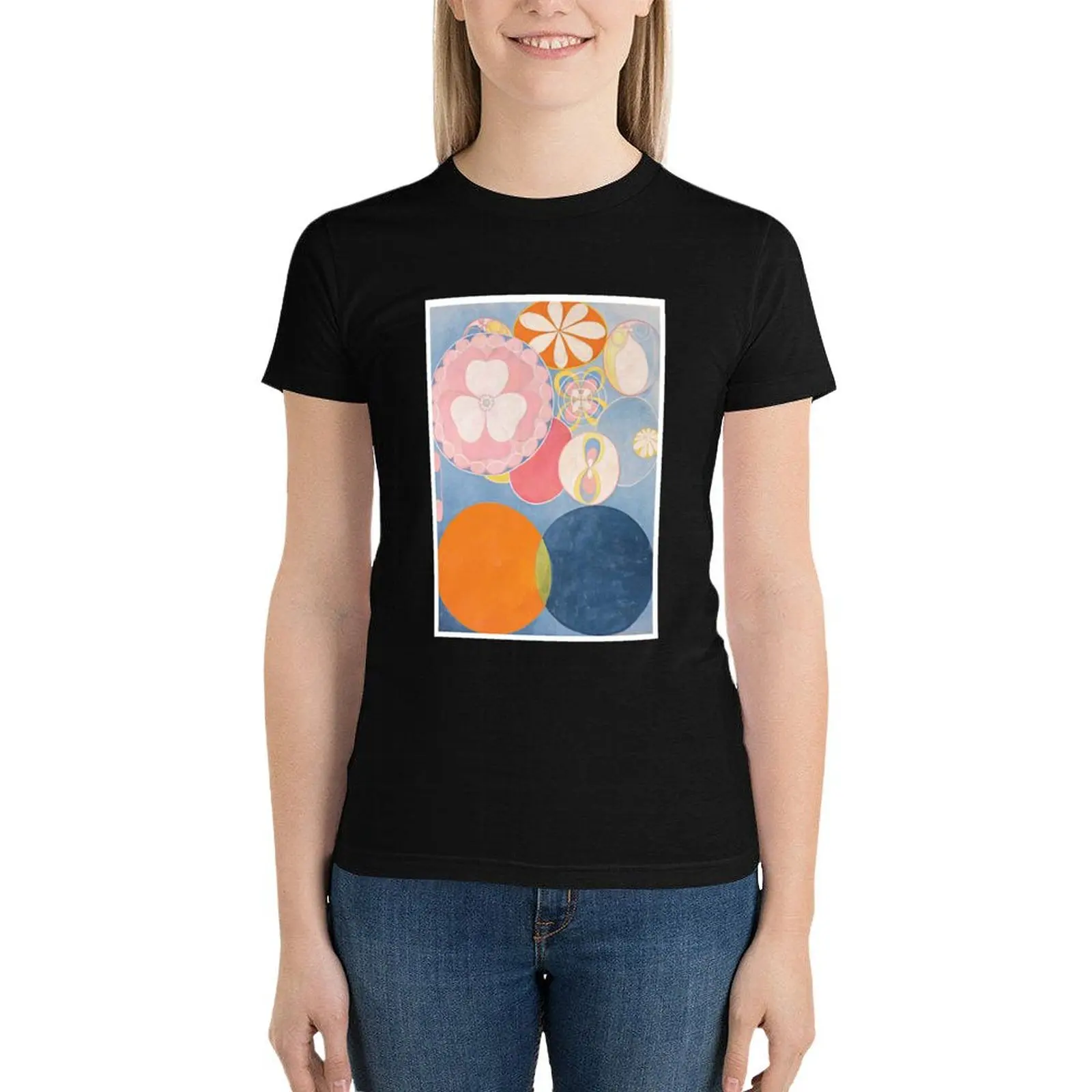 HD Grupp IV, nr 2, by Hilma af Klint 1907 HIGH DEFINITION T-Shirt Blouse tops korean fashion female Woman clothing