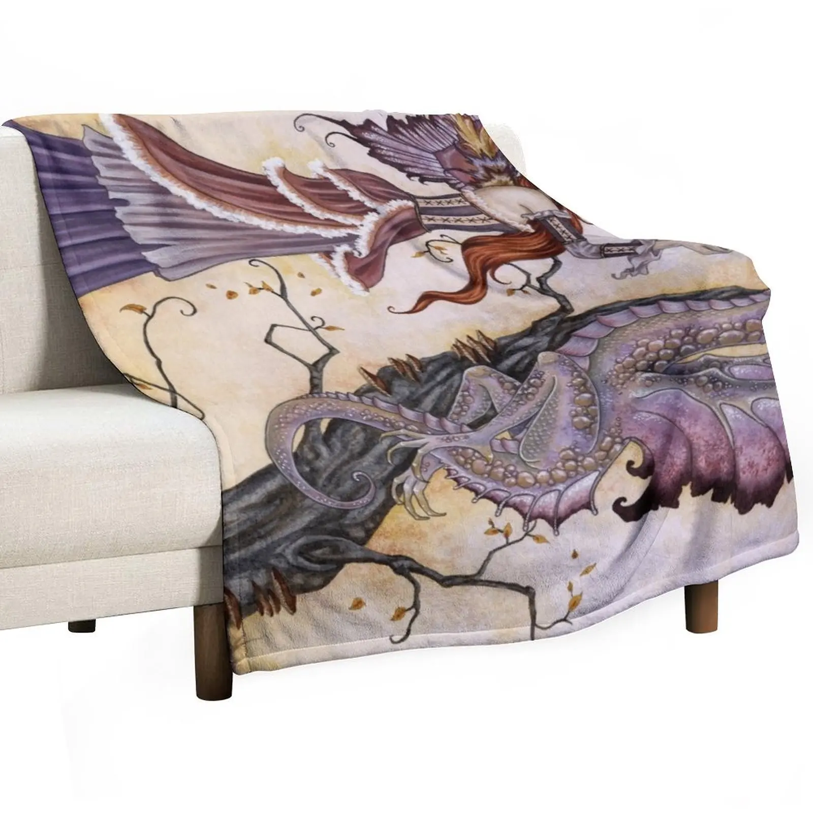 

The Dragon Charmer Throw Blanket Ultra Soft Flannel Fleece Blanket for All Seasons