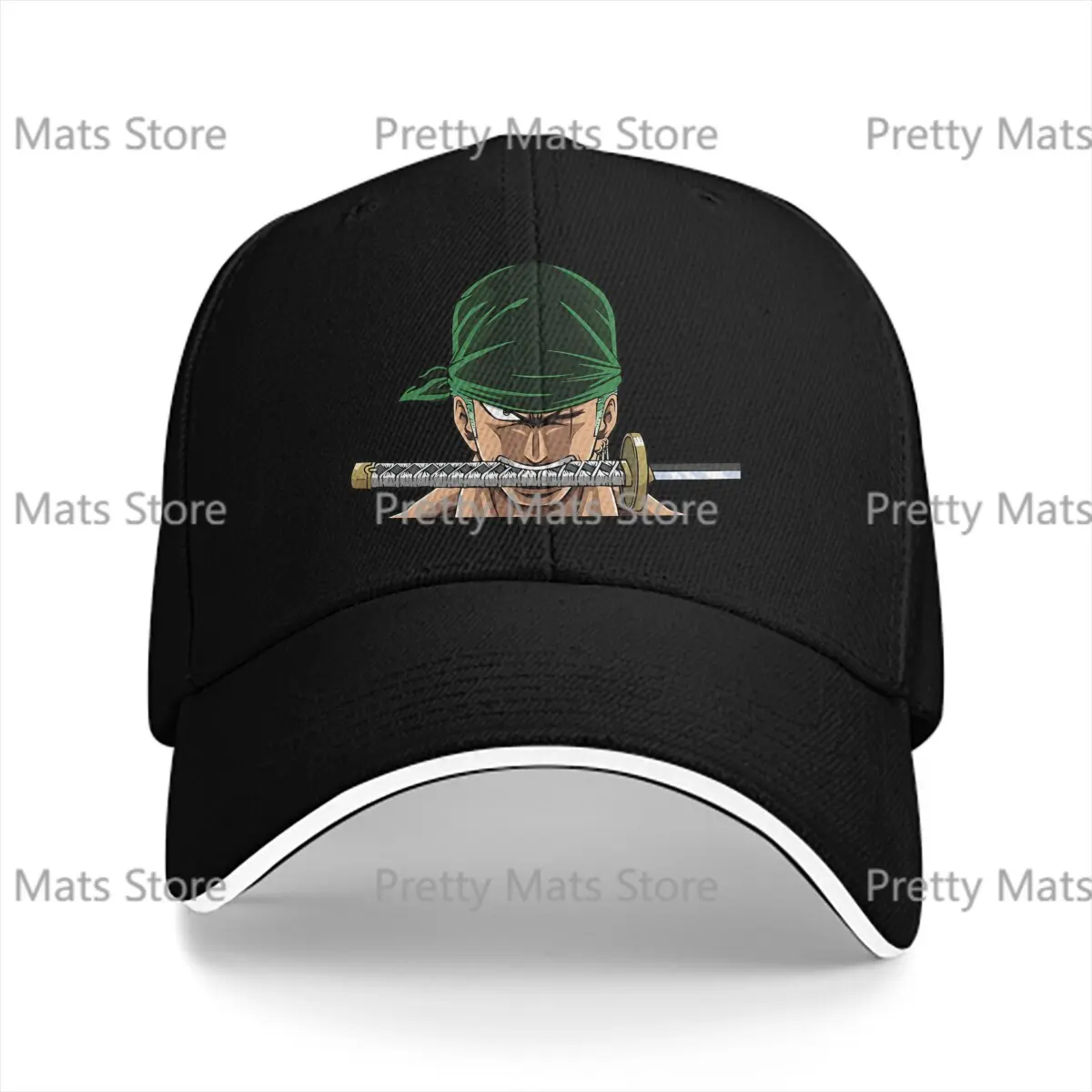 Roronoa Zoro One-Pieces Anime Cycling Cap Sun Visor Hip Hop Caps Cowboy Hat Peaked Hats