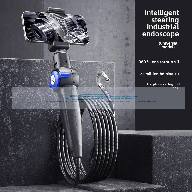 H408M high definition high temperature professional auto repair endoscope 200W pixel handheld steering pipe industrial endoscope