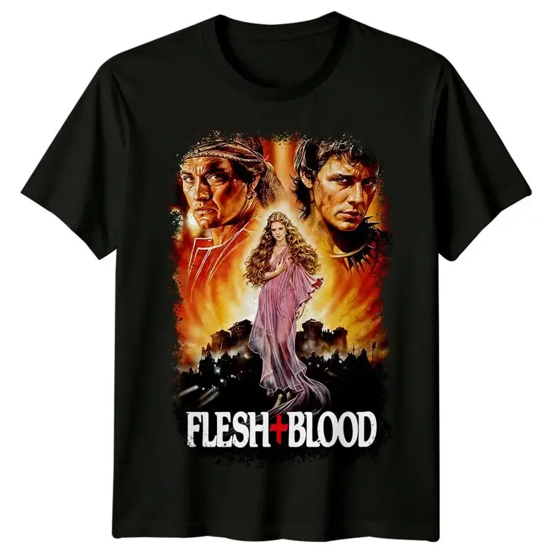 Flesh Blood 1986 Movie Poster Inspired T shirt Retro 80s