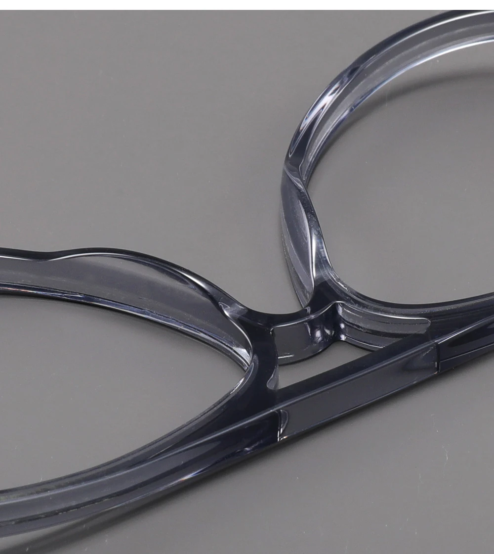 Pilotenbrille aus Acetat mit großem Rahmen für Herren, individuelle Korrektionsbrille, Persönlichkeits-Lesebrille, modische Brille – Detail 5