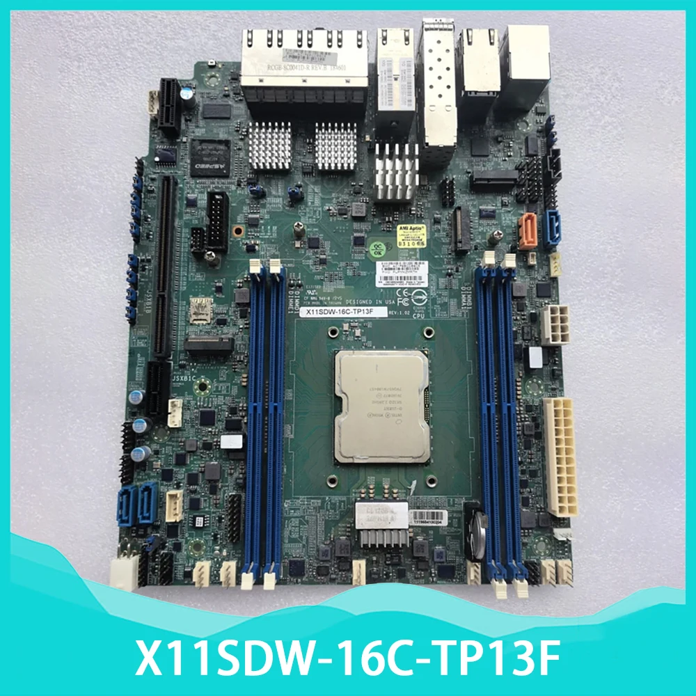 Firewall motherboard Suitable for D-2183iT X11SDW-16C-TP13F