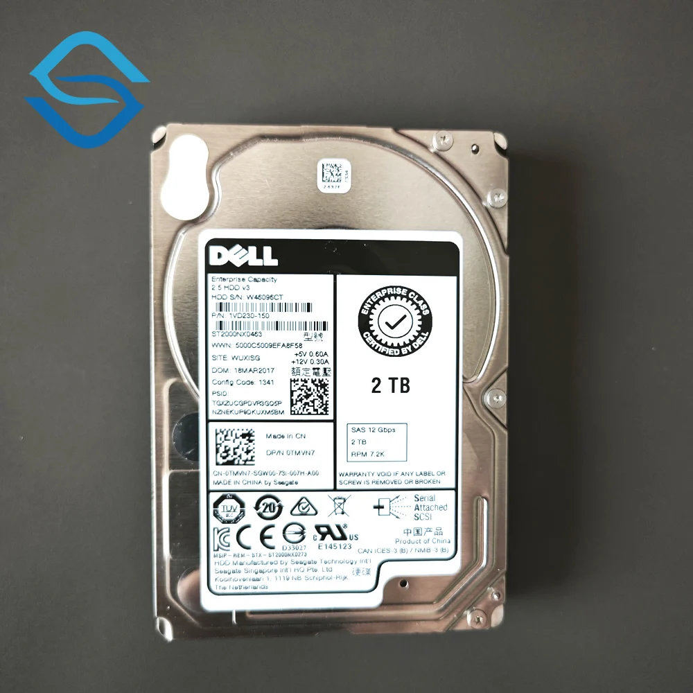 ديل 2 تي ساس 2.5 اتش دي دي st2000nx0433 st2000nx0463