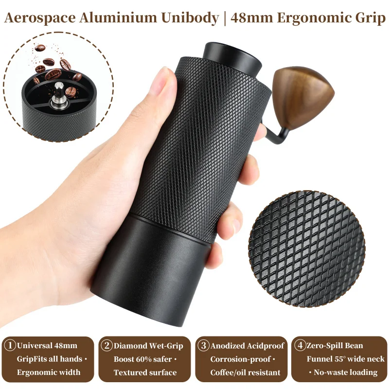 

Handheld Shake Coffee Grinder For Outdoor Camping, Mini Manual Grinder For Home Espresso Coffee Powder Grinder