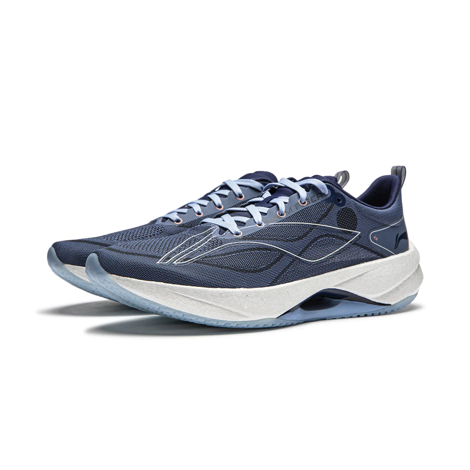 Li-Ning-chaussures de course légères SUPolllight 21 pour hommes, baskets de sport respirantes à coussin d\'air, avec l\'offre elles coordonnantes,